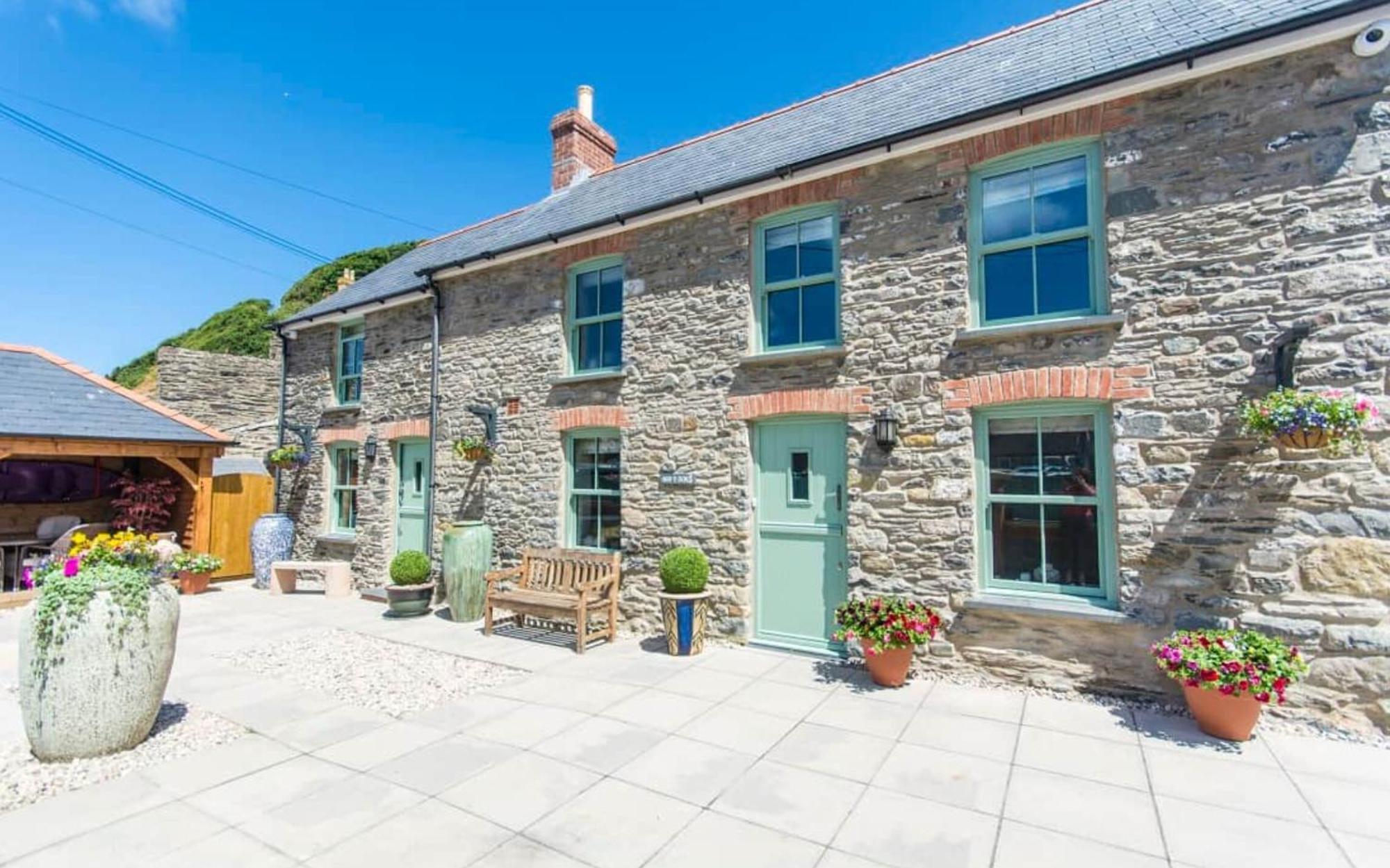 Min Y Don, Stone Cottage By The Edge Of The Sea, Llangrannog Extérieur photo